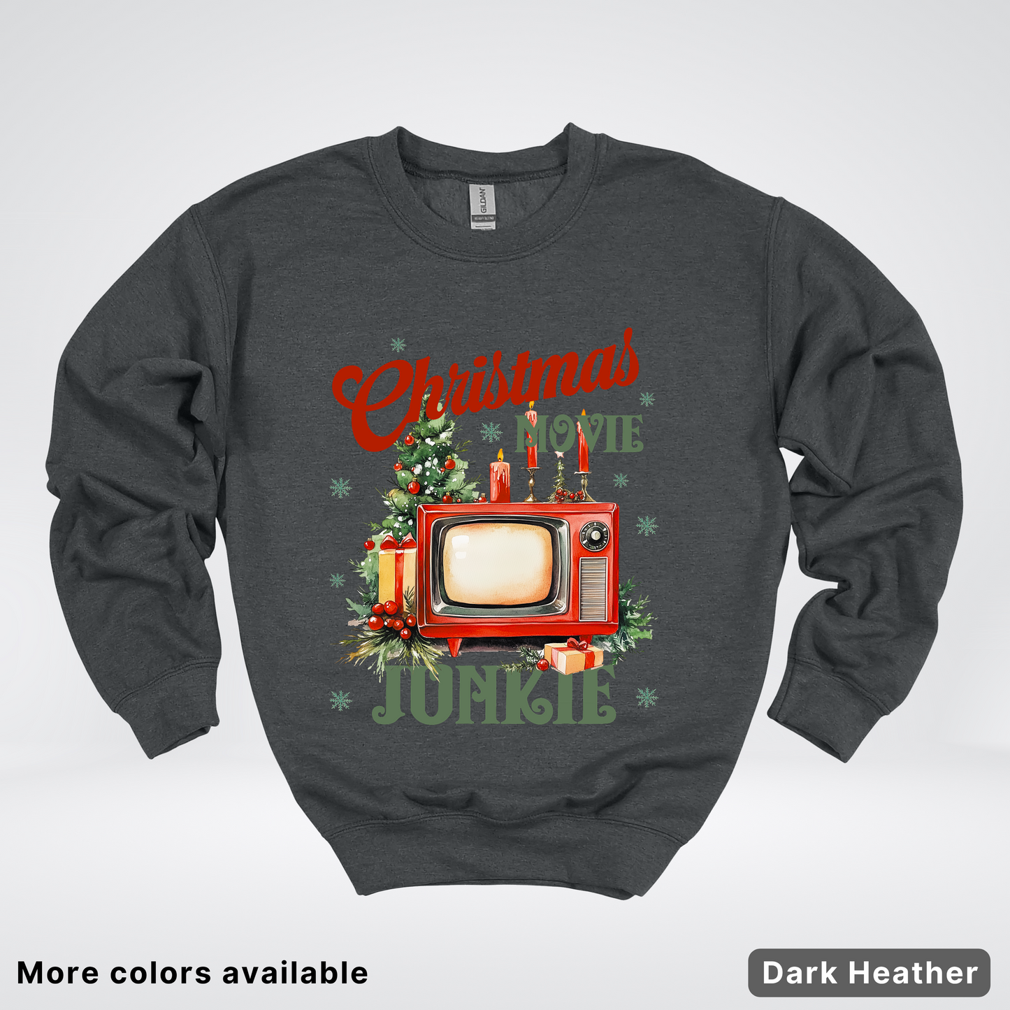 Vintage Christmas Movie Lover - Crewneck