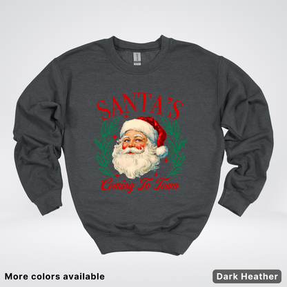 Santa's Coming To Town - Crewneck Sweatshirt