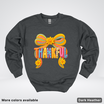 Thankful Crochet Style Fall - Sweatshirt
