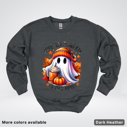 Give Em Pumpkin Ghost To Talk About - Crewneck Sweatshirts