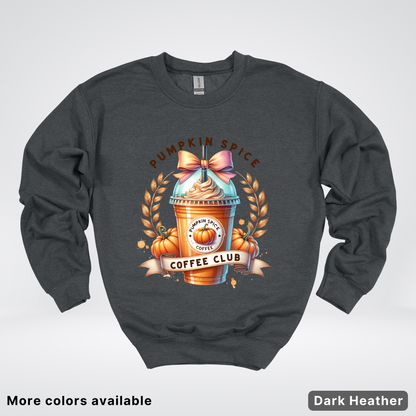 Pumpkin Spice Coffee Club - Crewneck Sweatshirts