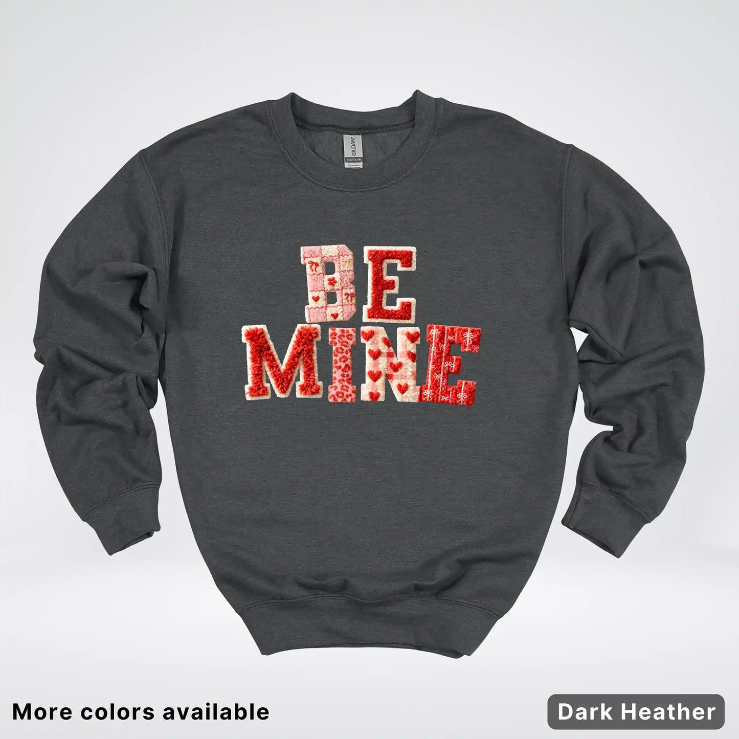 Be Mine Hook Yard Faux - Crewneck Sweatshirt