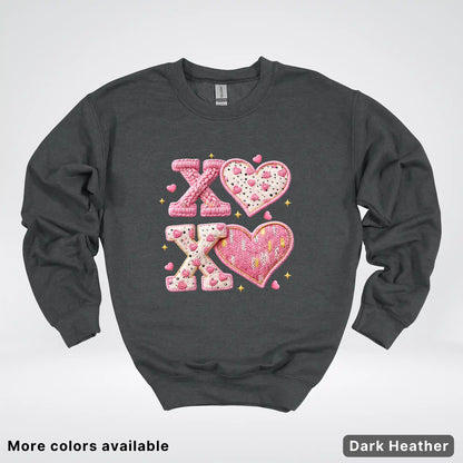 XOXO Hook Yard Faux - Crewneck Sweatshirt