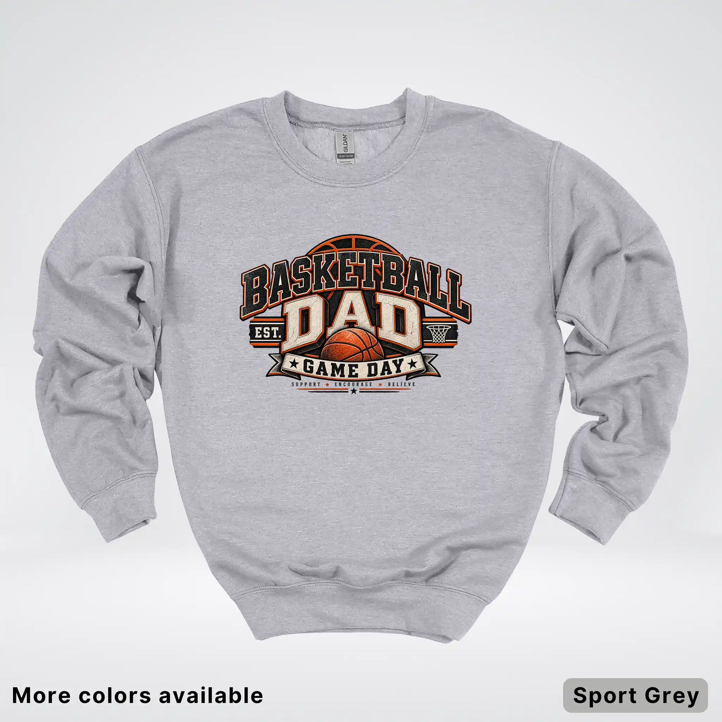 Basketball Dad – Game Day Crewneck Sweatshirt