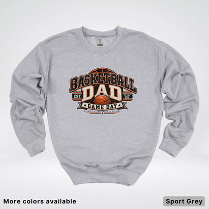 Basketball Dad – Game Day Crewneck Sweatshirt