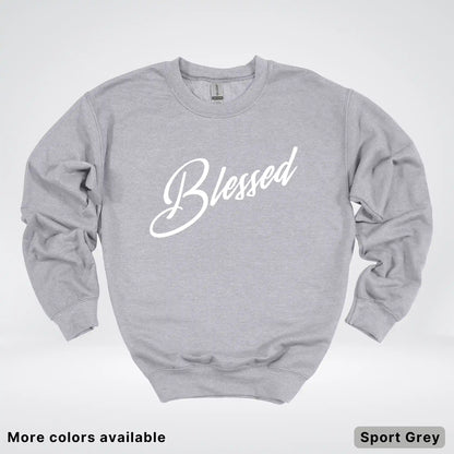 Blessed Script Crewneck Sweatshirt