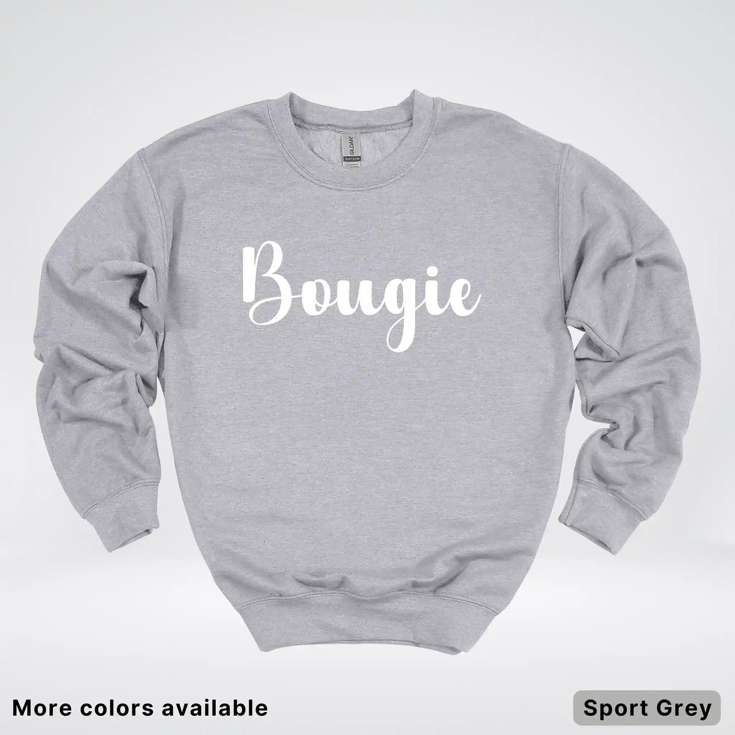 Bougie - White Design - Crewneck Sweatshirt