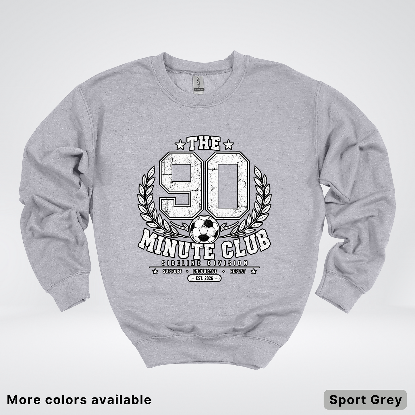The 90 Minute Club Side Line Division Crewneck Sweatshirt