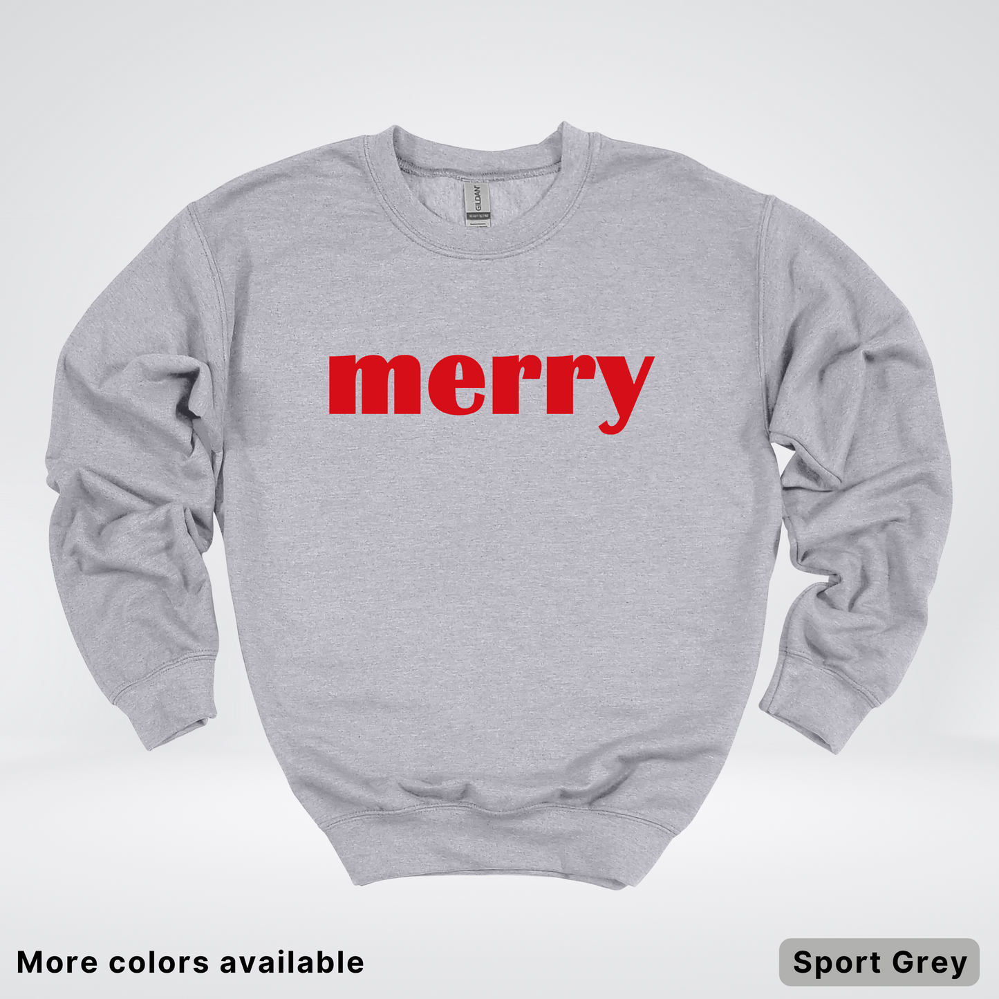Merry - Red Design - Crewneck