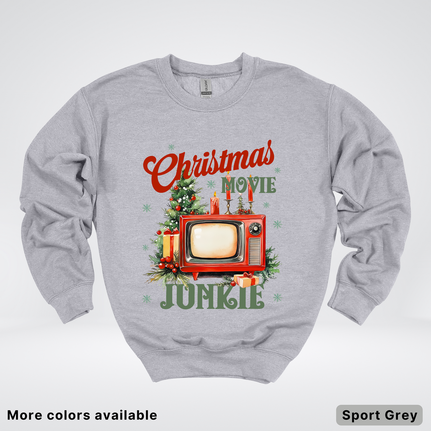 Vintage Christmas Movie Lover - Crewneck