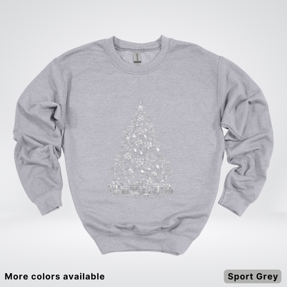 Classic Christmas Tree with Gifts - Crewneck Sweatshirt