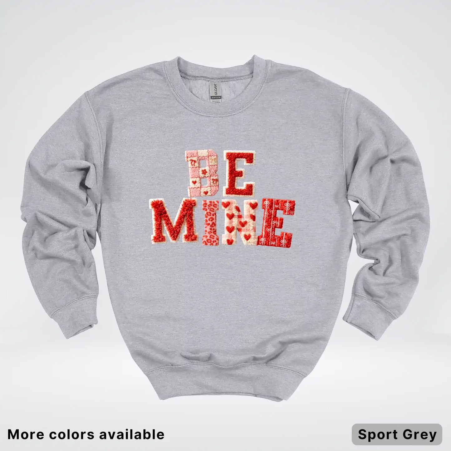 Be Mine Hook Yard Faux - Crewneck Sweatshirt