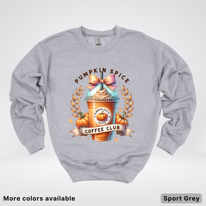 Pumpkin Spice Coffee Club - Crewneck Sweatshirts