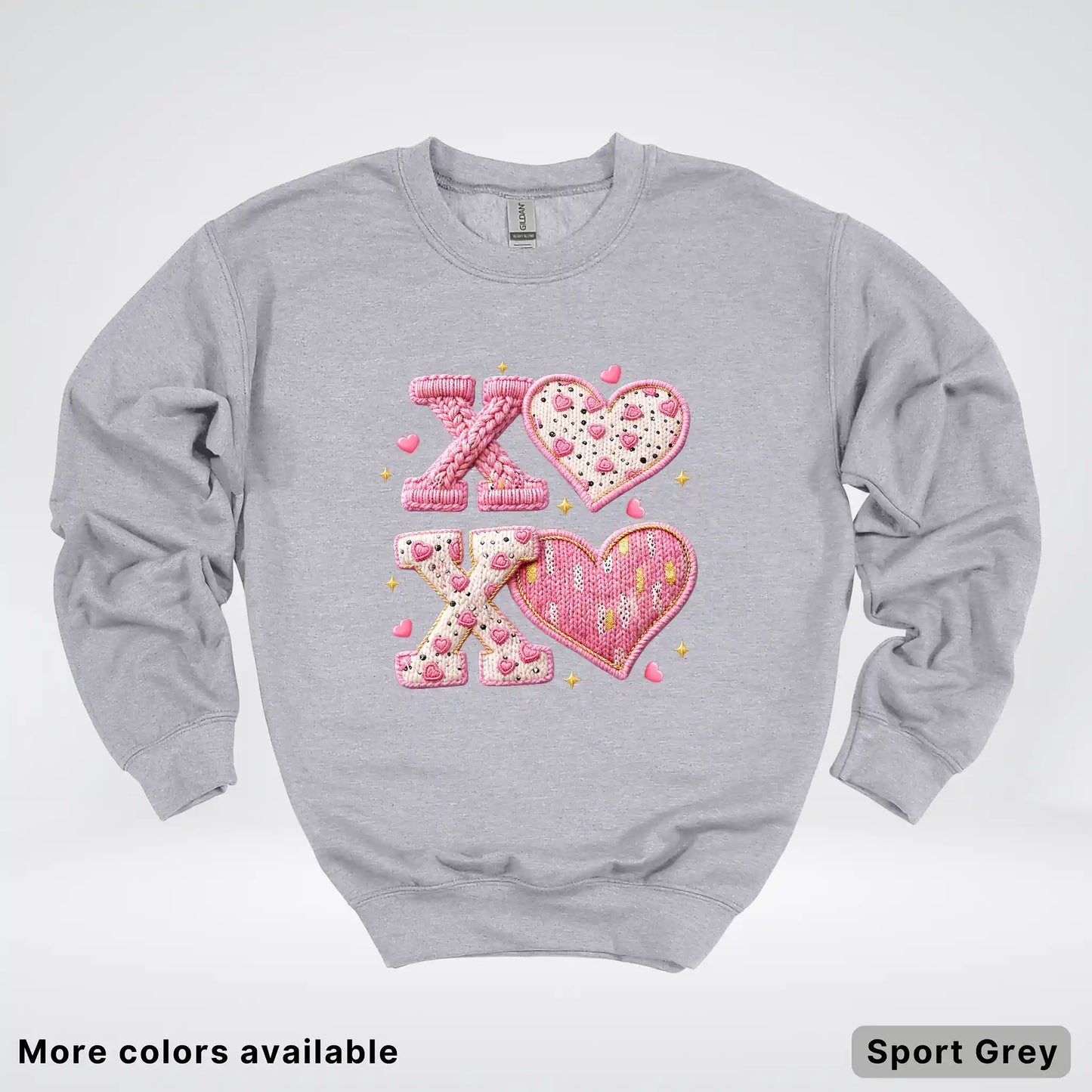 XOXO Hook Yard Faux - Crewneck Sweatshirt