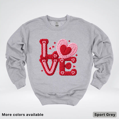 Love Hook Yard Faux - Crewneck Sweatshirt