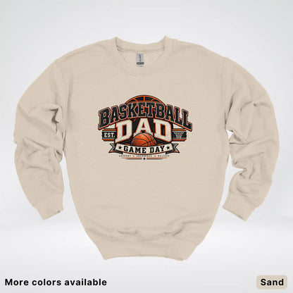 Basketball Dad – Game Day Crewneck Sweatshirt