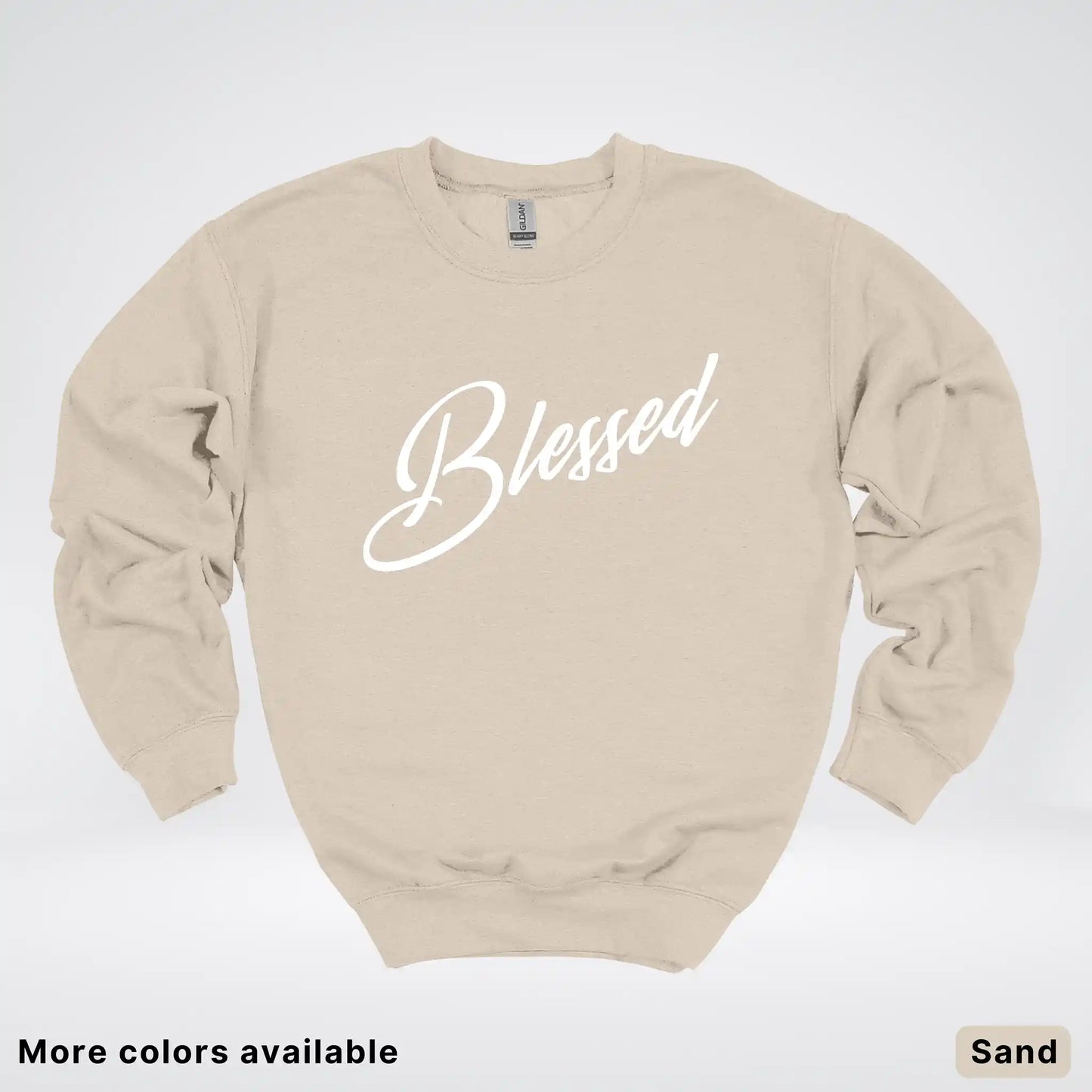 Blessed Script Crewneck Sweatshirt
