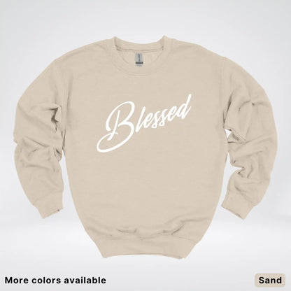 Blessed Script Crewneck Sweatshirt