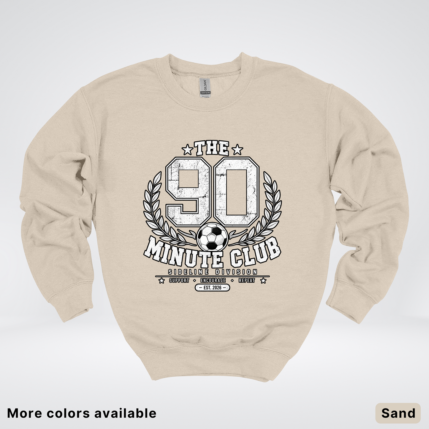 The 90 Minute Club Side Line Division Crewneck Sweatshirt