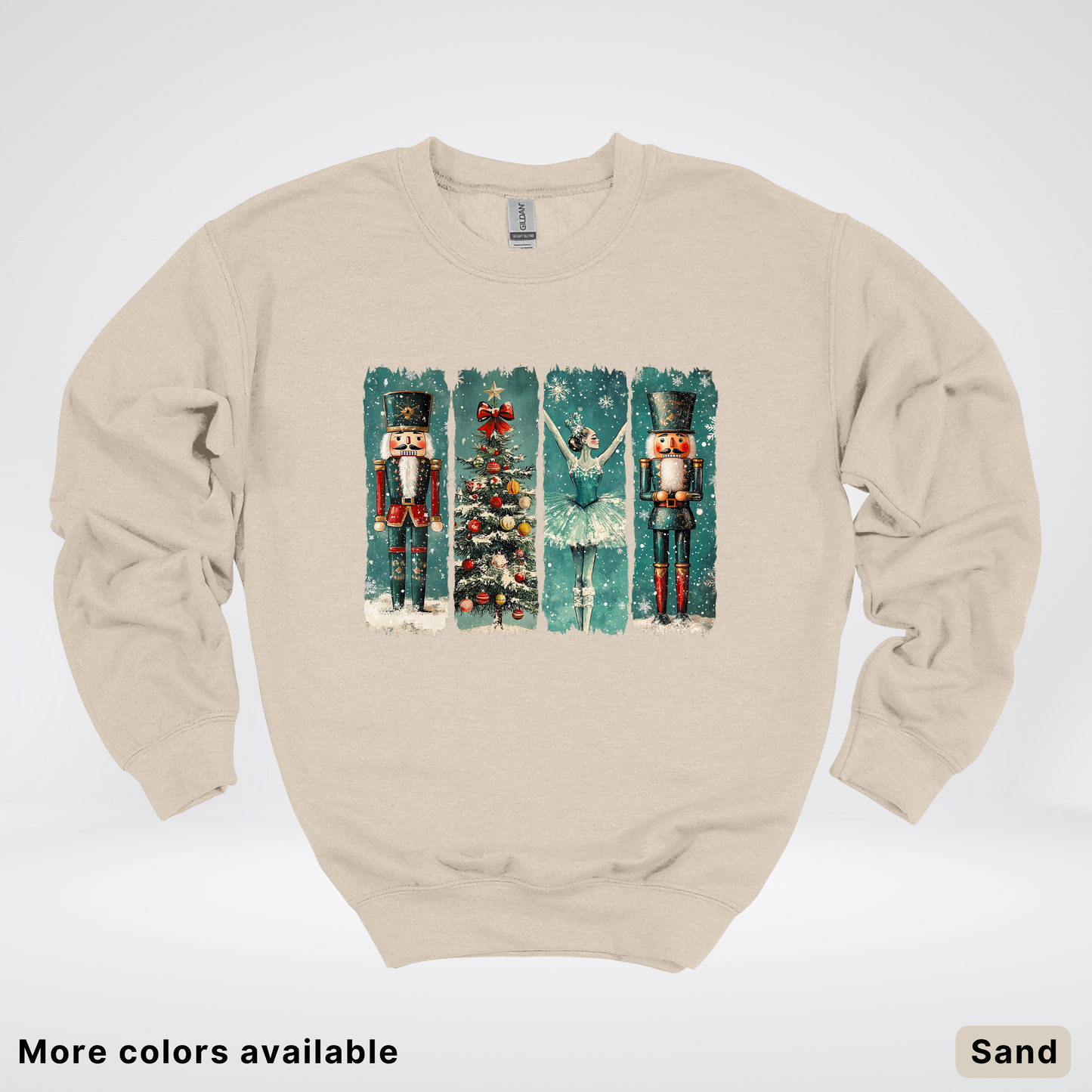 Vintage Nutcracker Ballet Panel - Crewneck