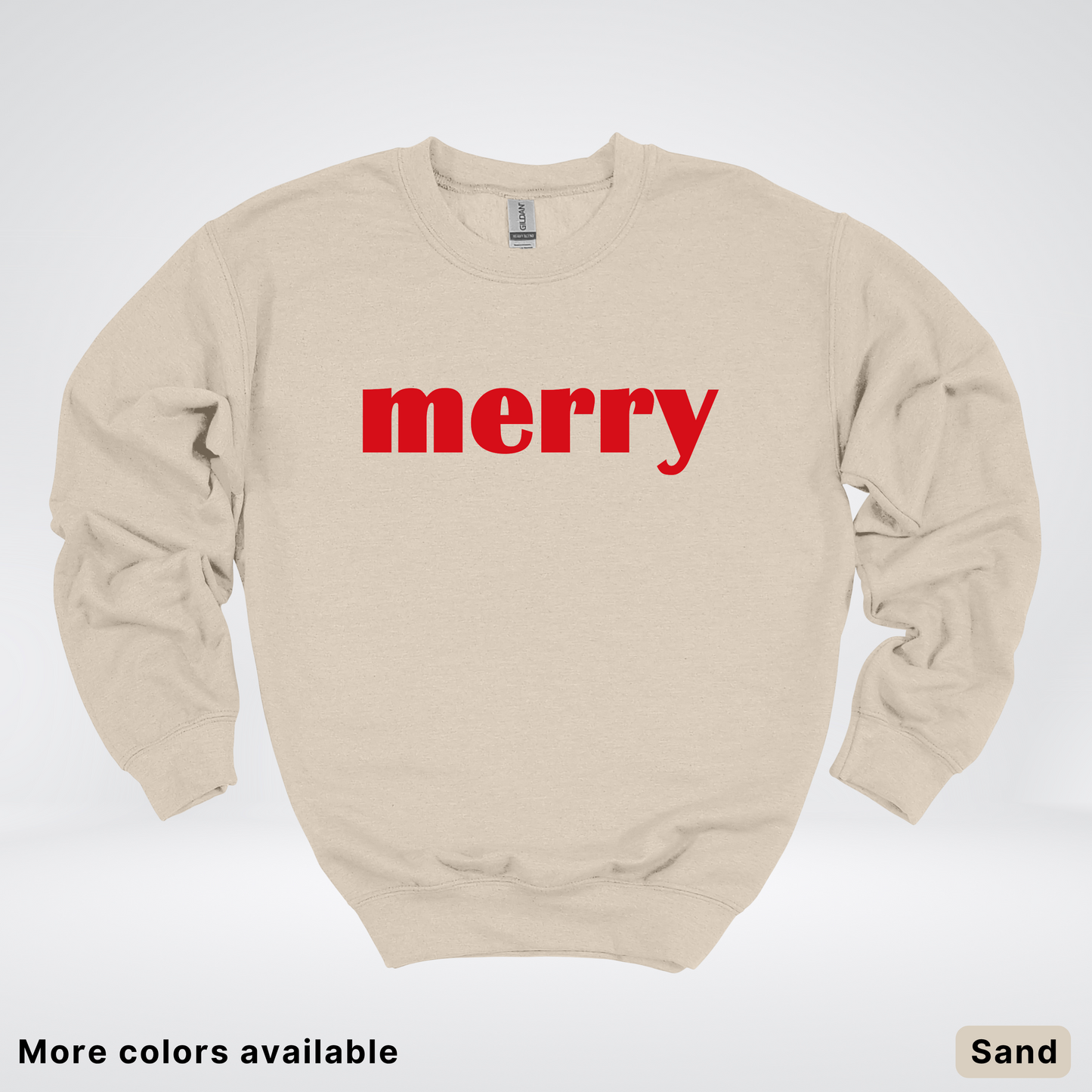 Merry - Red Design - Crewneck