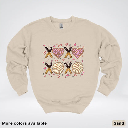 XOXO Churros & Conchas - Crewneck Sweatshirt