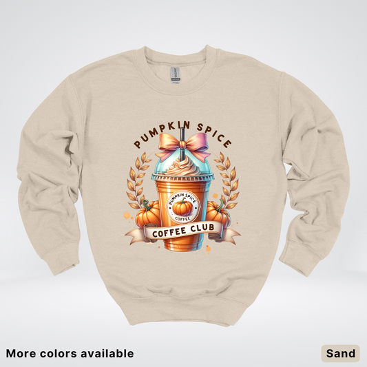 Pumpkin Spice Coffee Club - Crewneck Sweatshirts