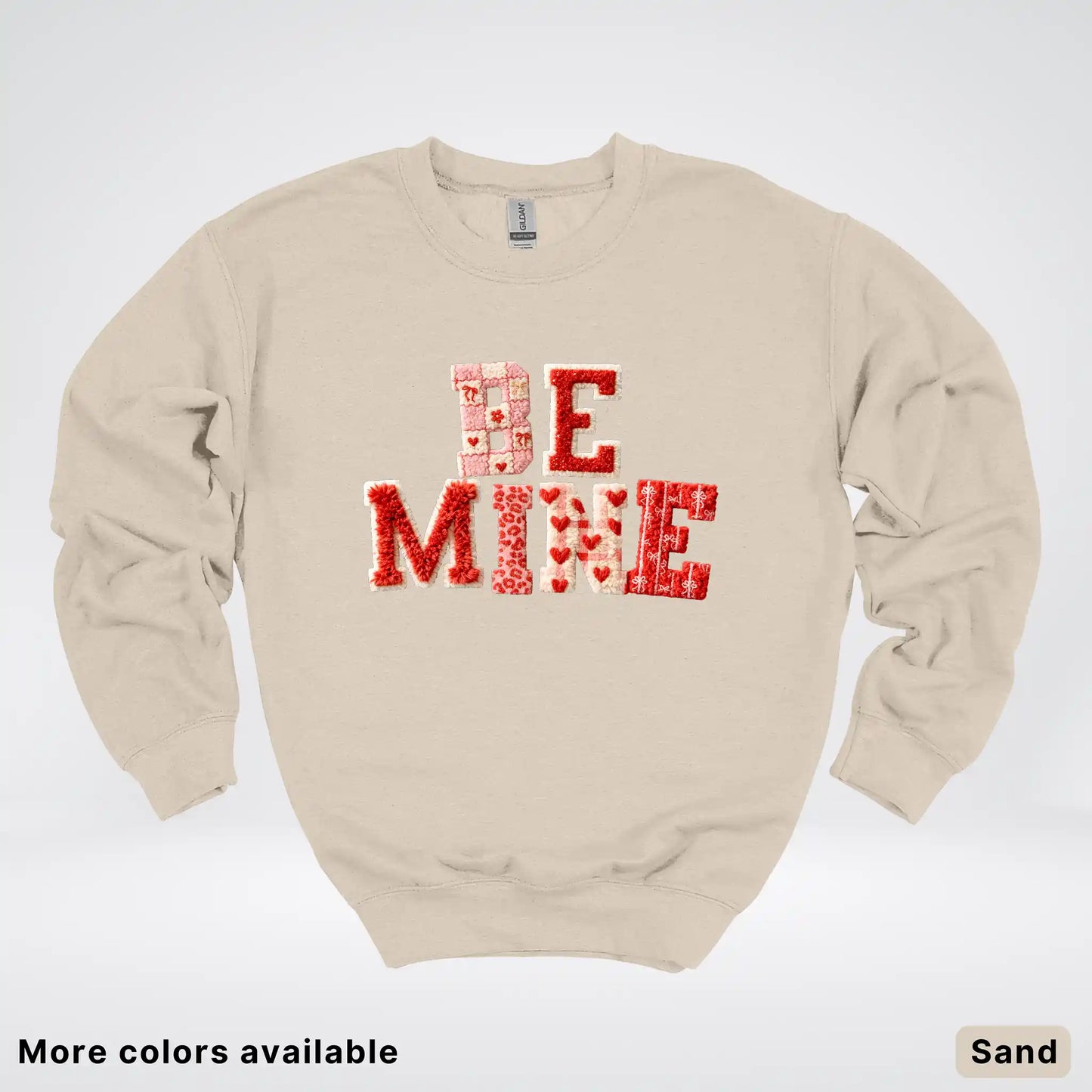 Be Mine Hook Yard Faux - Crewneck Sweatshirt