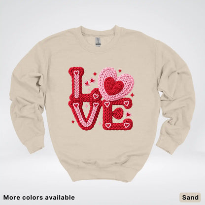 Love Hook Yard Faux - Crewneck Sweatshirt