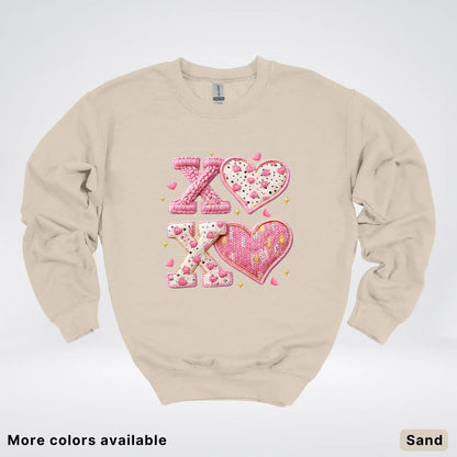 XOXO Hook Yard Faux - Crewneck Sweatshirt