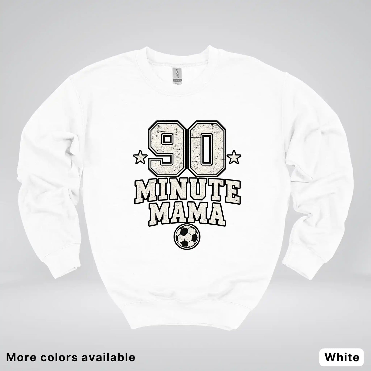 90 Minute Mama – Vintage Soccer Mom Crewneck Sweatshirt
