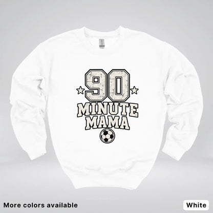 90 Minute Mama – Vintage Soccer Mom Crewneck Sweatshirt