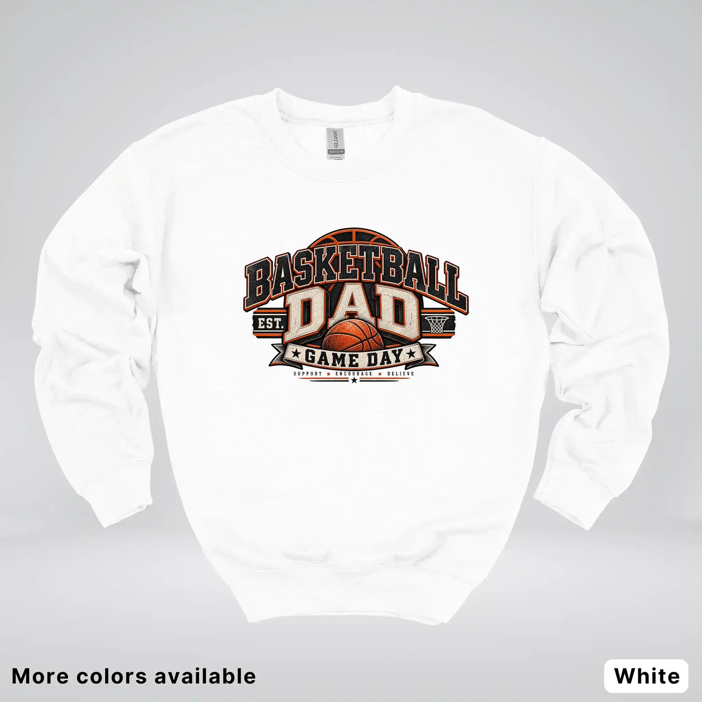 Basketball Dad – Game Day Crewneck Sweatshirt
