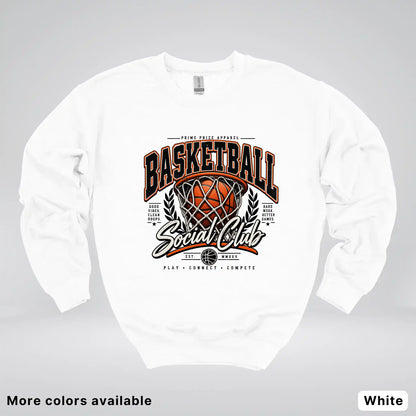 Basketball Social Club – Vintage Court Crewneck Sweatshirt