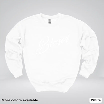 Blessed Script Crewneck Sweatshirt