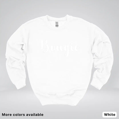 Bougie - White Design - Crewneck Sweatshirt