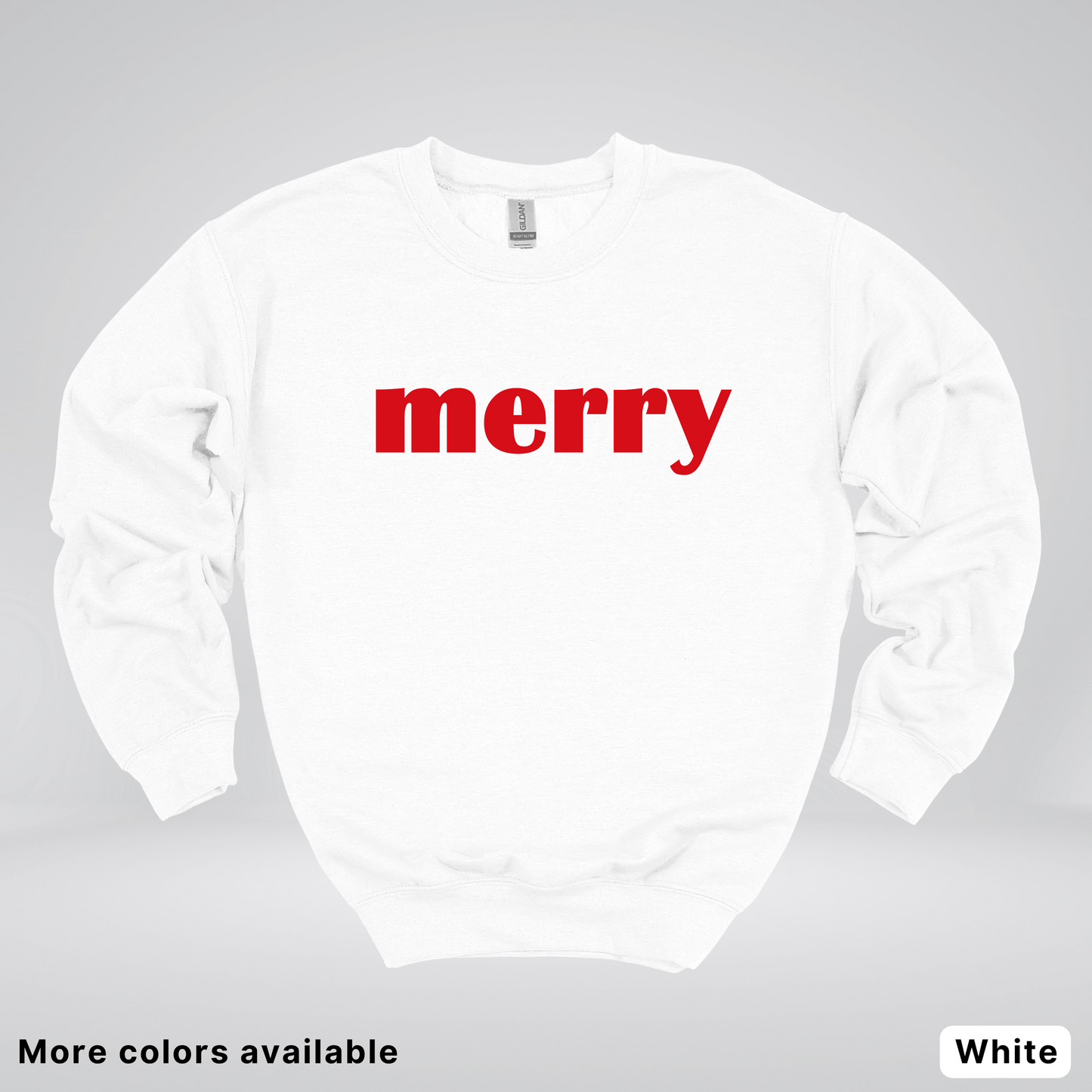 Merry - Red Design - Crewneck