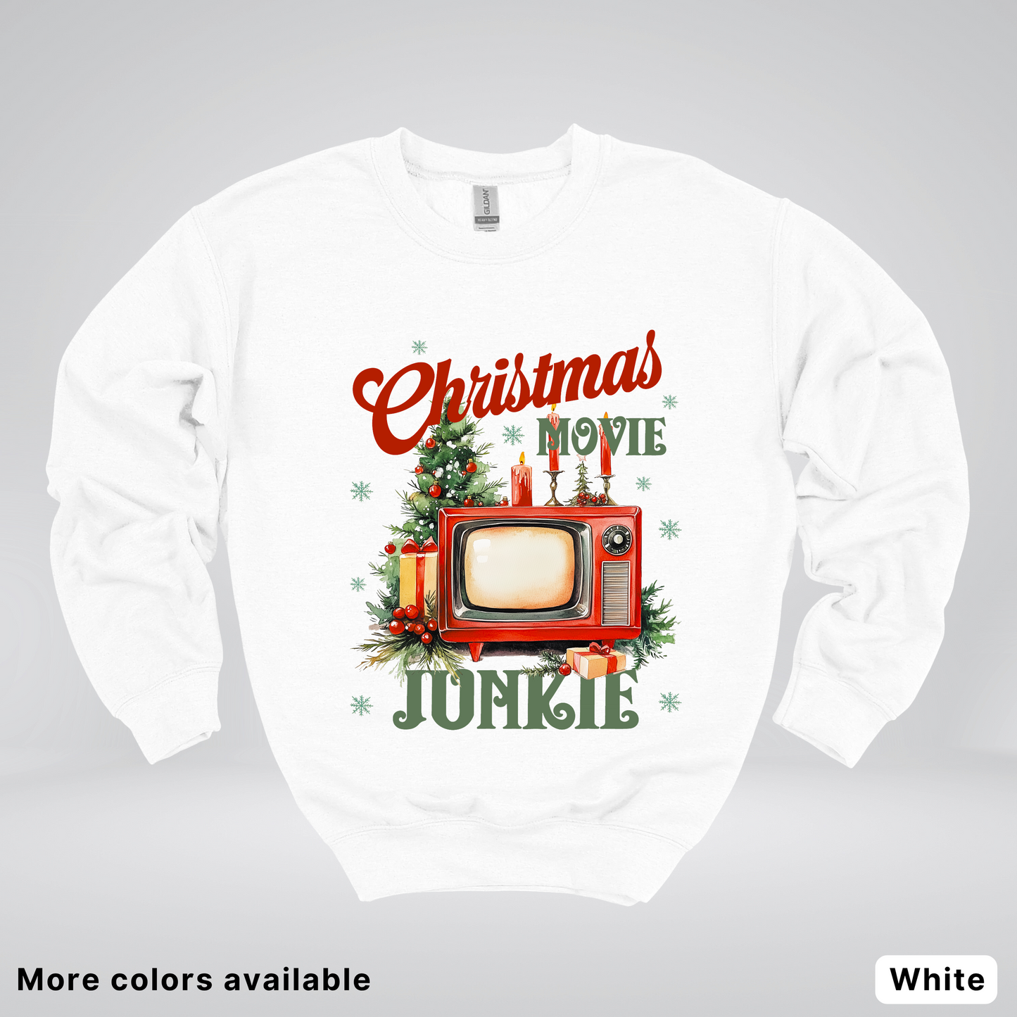 Vintage Christmas Movie Lover - Crewneck