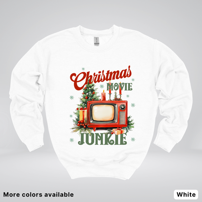 Vintage Christmas Movie Lover - Crewneck