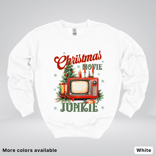 Vintage Christmas Movie Lover - Crewneck