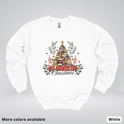 All Booked For Christmas - Crewneck Sweatshirt