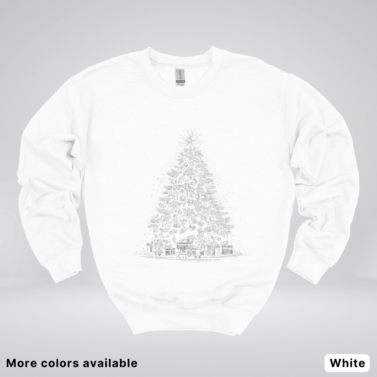 Classic Christmas Tree with Gifts - Crewneck Sweatshirt