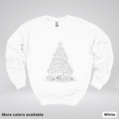Classic Christmas Tree with Gifts - Crewneck Sweatshirt