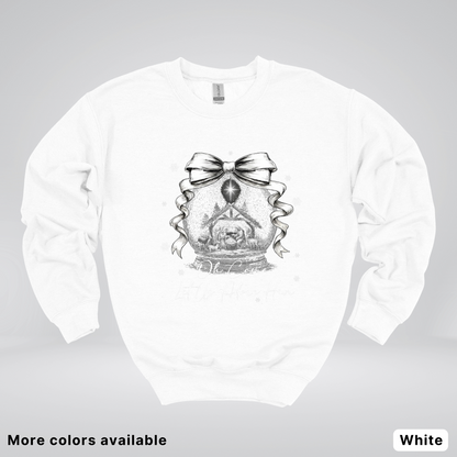 Oh Come Let Us Adore Him Nativity - Crewneck Sweatshirt