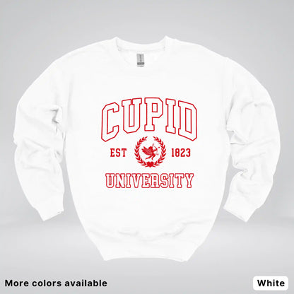 Cupid University Est 1823 - Red Design - Crewneck Sweatshirt