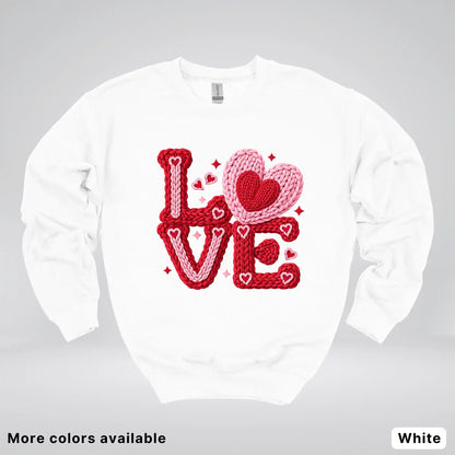Love Hook Yard Faux - Crewneck Sweatshirt