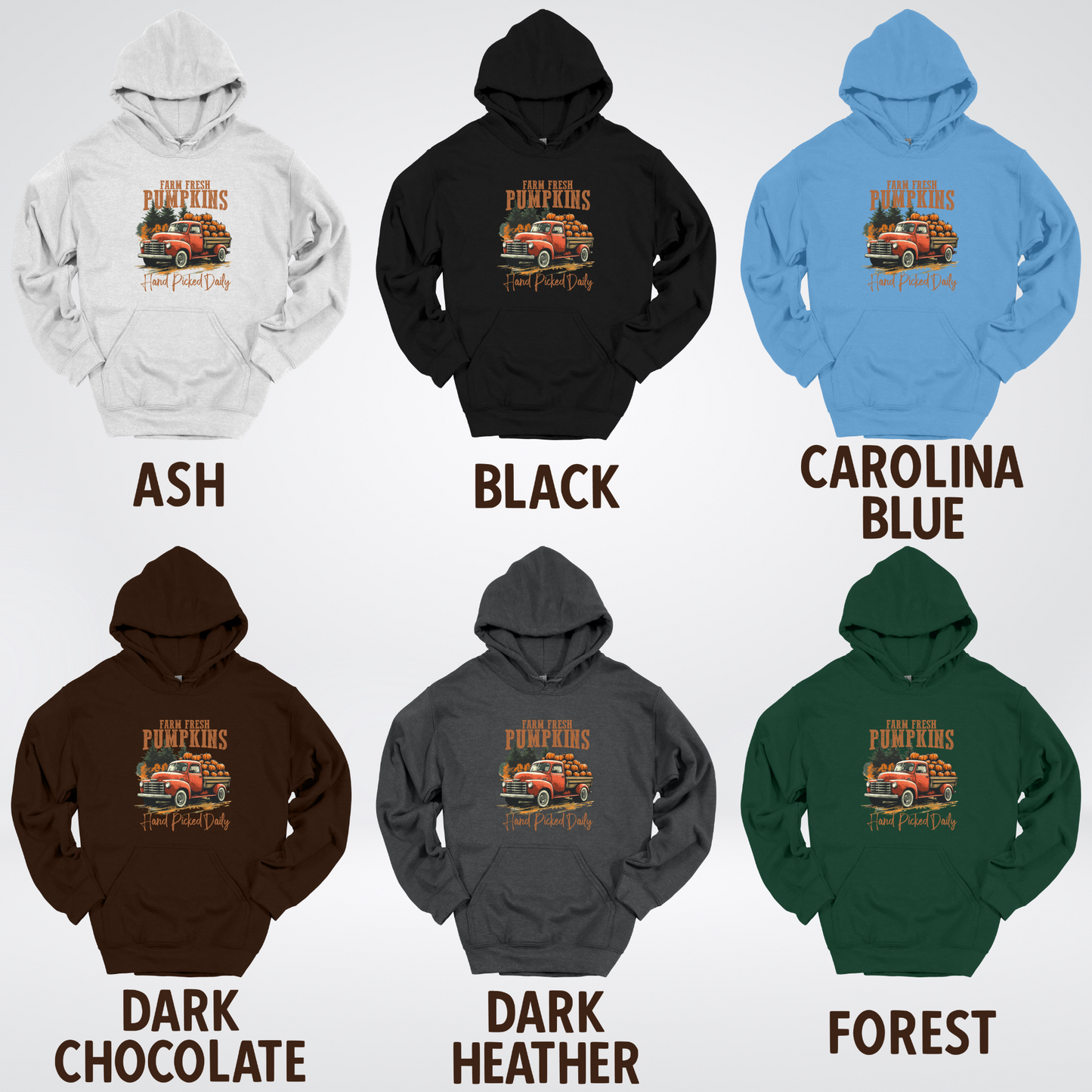 Farm Fresh Pumpkins Hand Picked Daily Hoodie