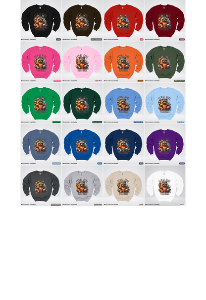 Feral Girl Football - Crewneck Sweatshirt