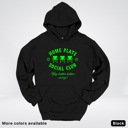 Home Plate Social Club – Green Design - Hoodie