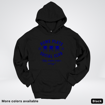 Home Plate Social Club – Navy Design - Hoodie